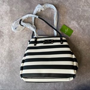 Brand New Kate Spade Striped Bag